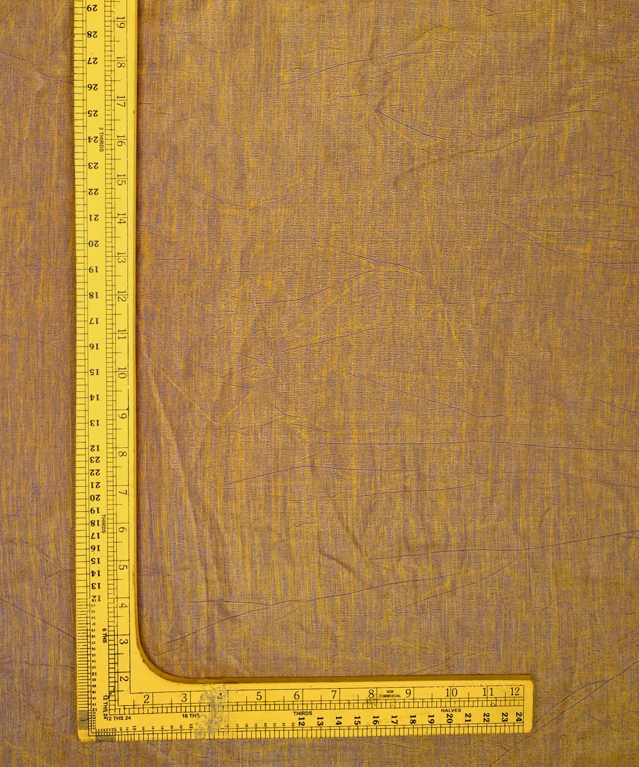 Dusty Gold Textured Semi Silk Fabric