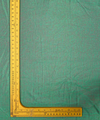 Olive Green Textured Semi Silk Fabric