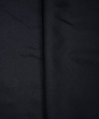 Black Plain Dyed Tussar Silk Fabric