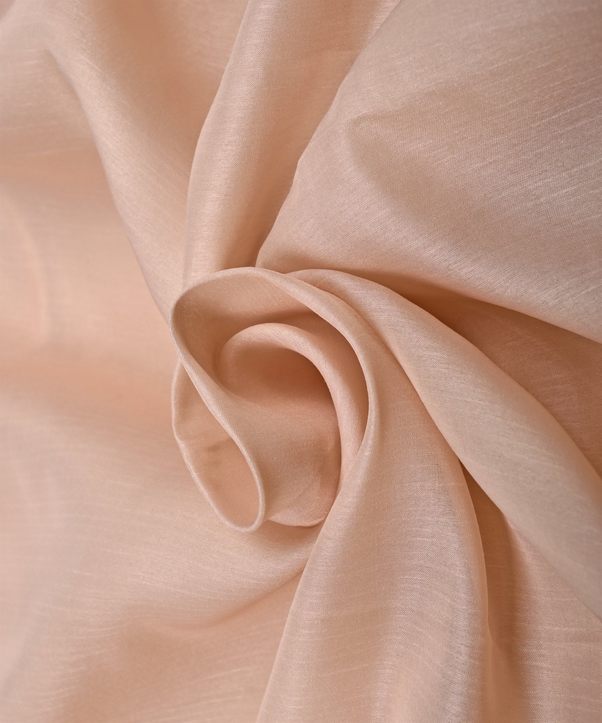Bonewhite Plain Dyed Tussar Silk Fabric