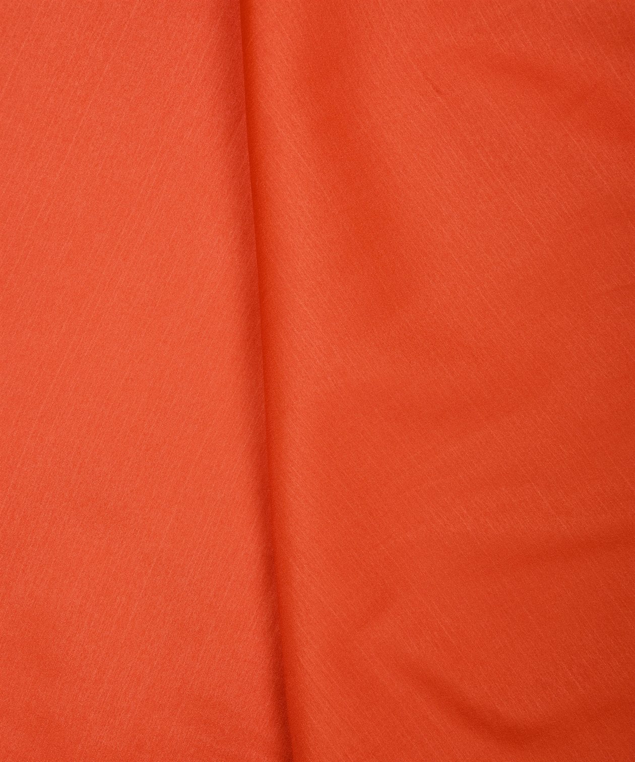 Coral Plain Dyed Tussar Silk Fabric