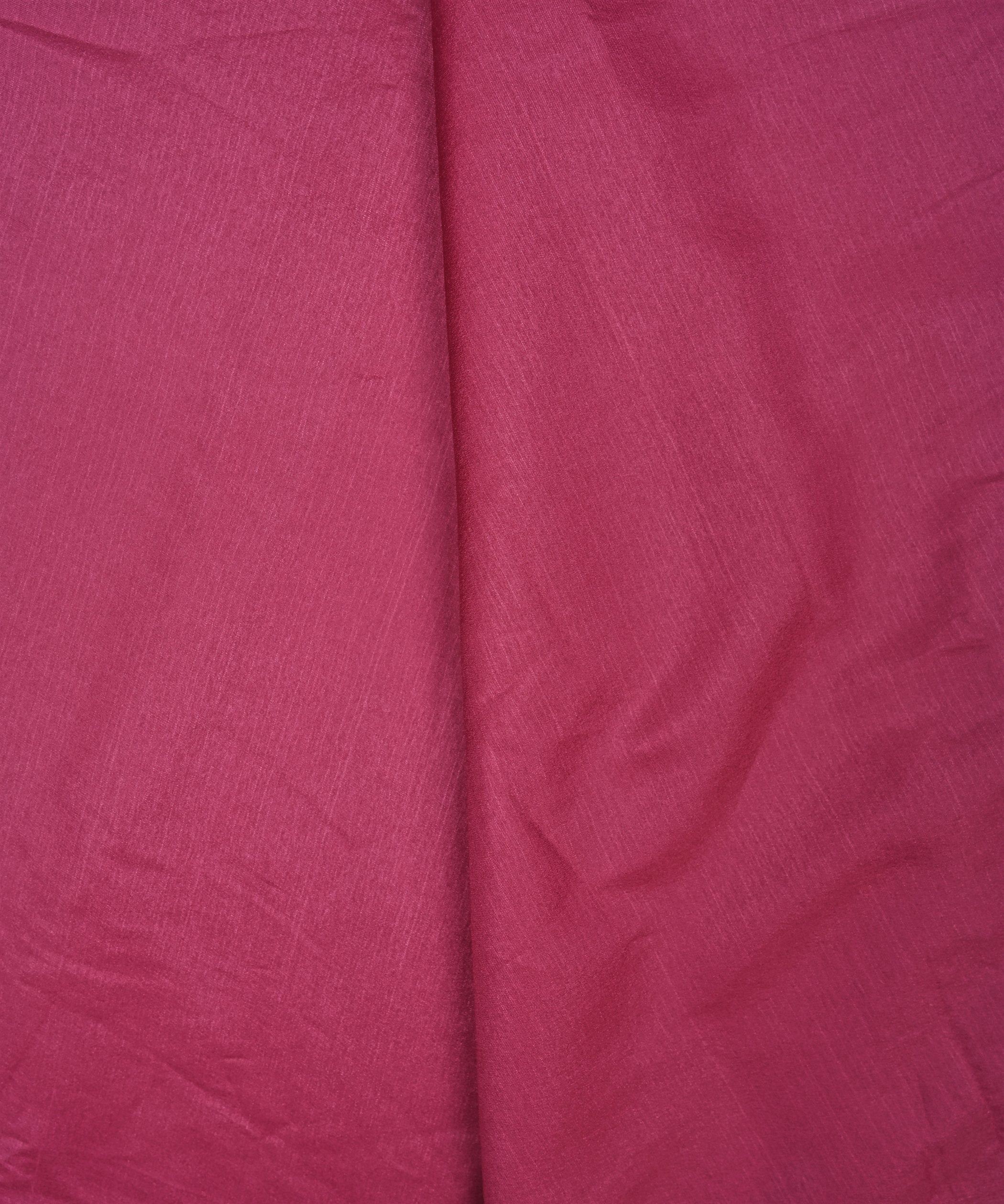 Dark Onion Plain Dyed Tussar Silk Fabric