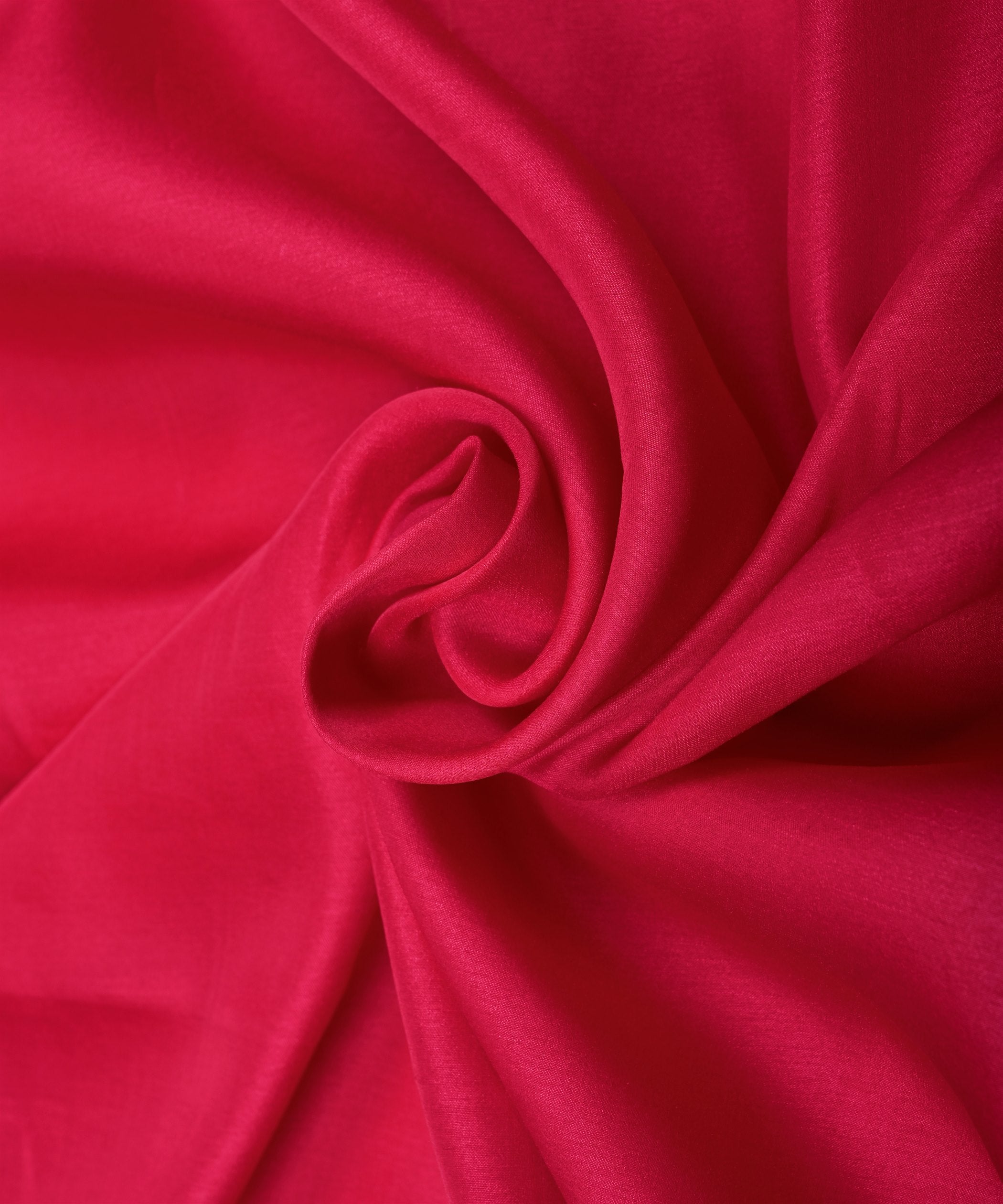 Hot Pink Plain Dyed Tussar Silk Fabric
