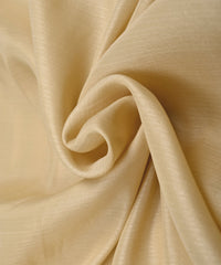 Light Biege Plain Dyed Tussar Silk Fabric