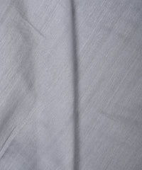 Light Grey Plain Dyed Tussar Silk Fabric