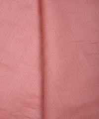 Light Onion Plain Dyed Tussar Silk Fabric
