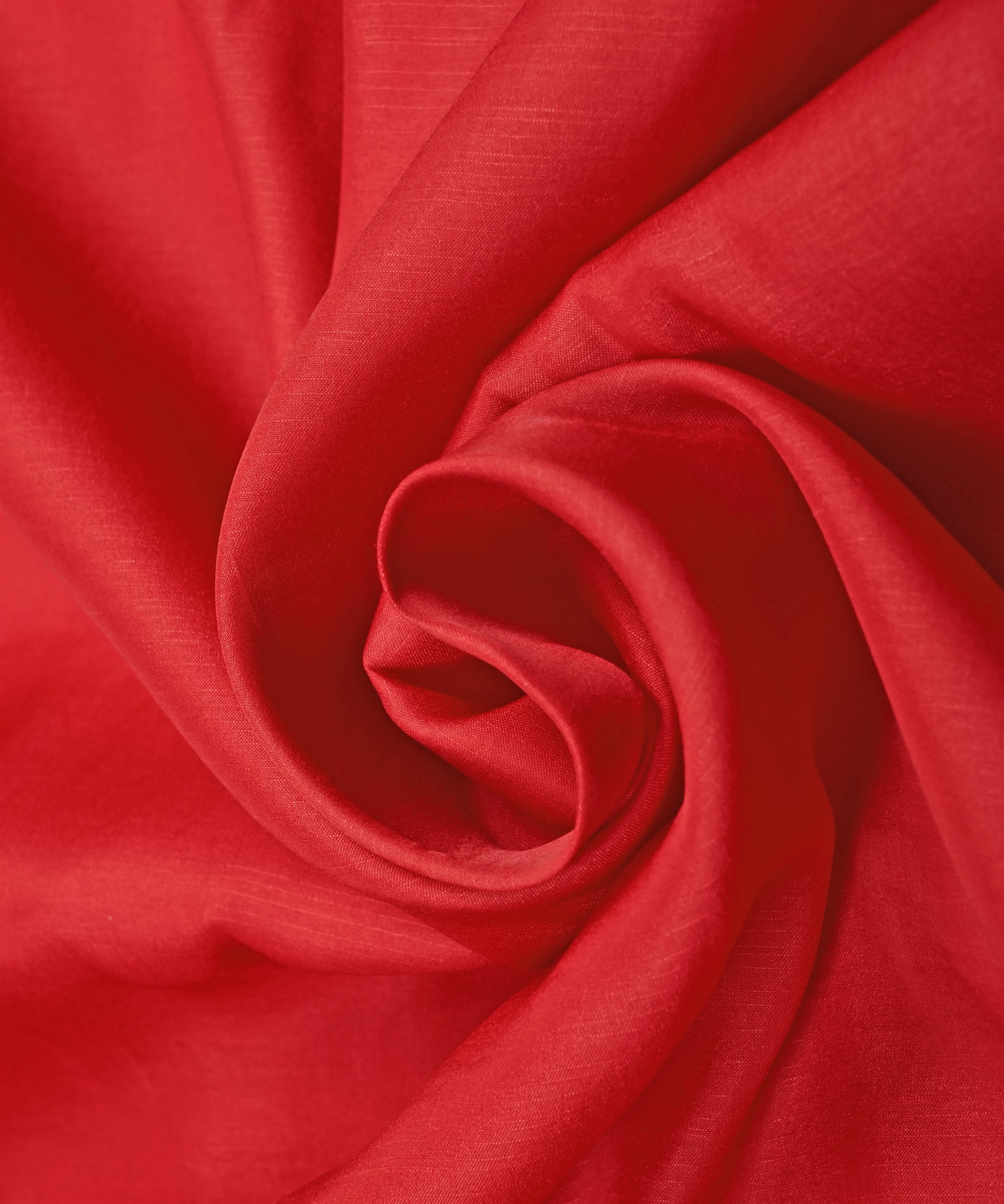 Light Red Plain Dyed Tussar Silk Fabric