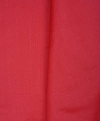Light Red Plain Dyed Tussar Silk Fabric