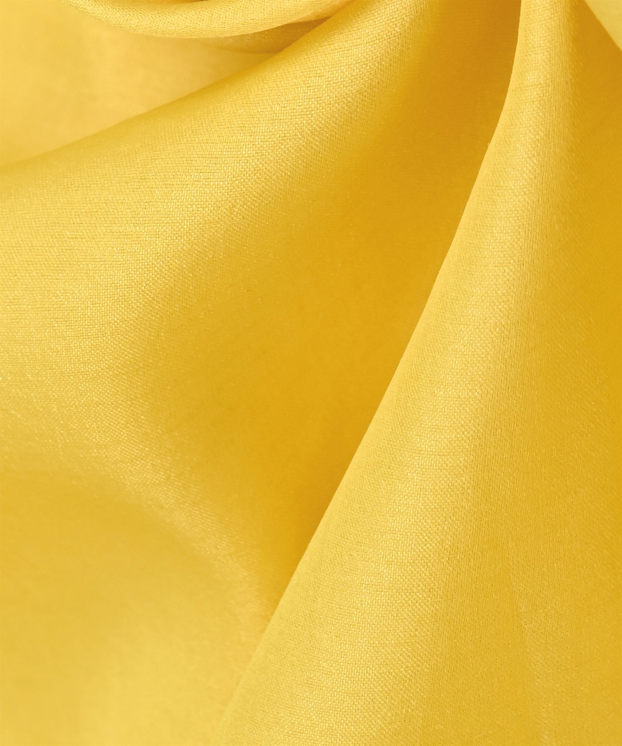 Lime Yellow Plain Dyed Tussar Silk Fabric