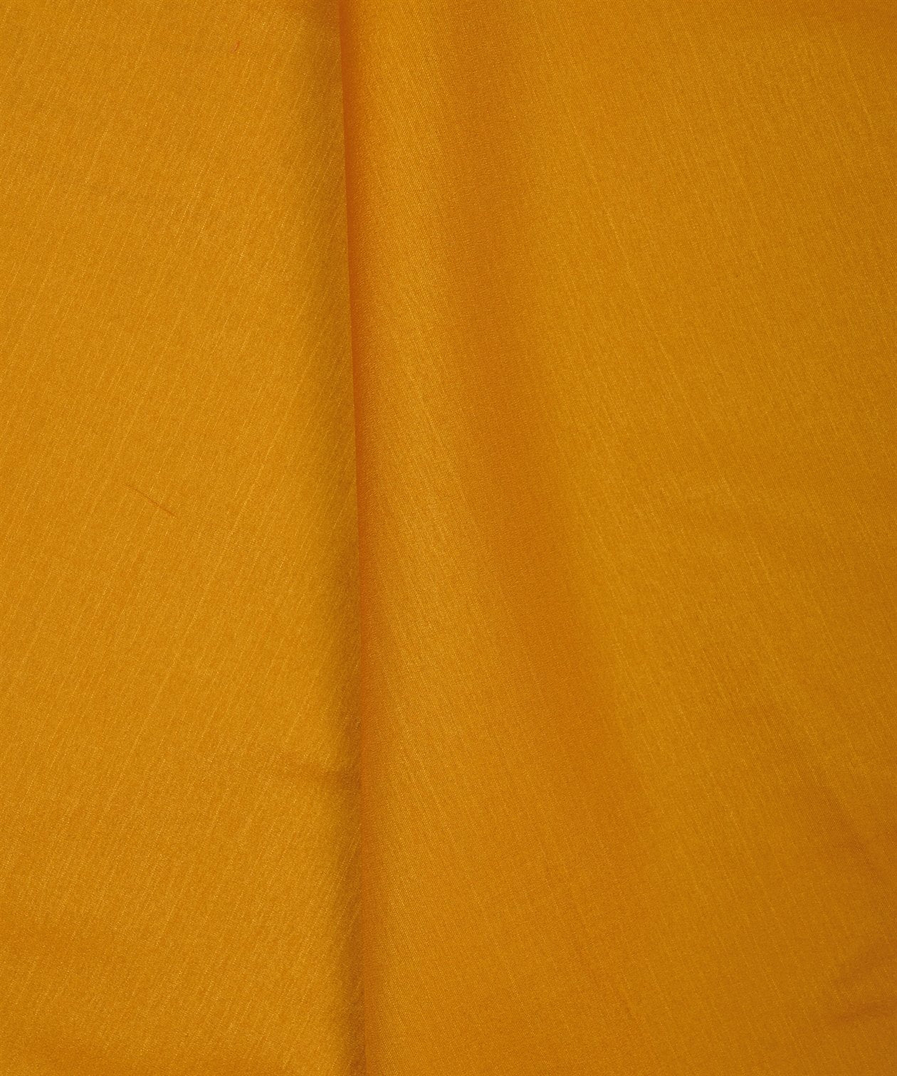 Mustard Yellow Plain Dyed Tussar Silk Fabric
