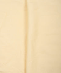 Off-White Plain Dyed Tussar Silk Fabric