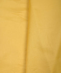 Yellow Plain Dyed Tussar Silk Fabric
