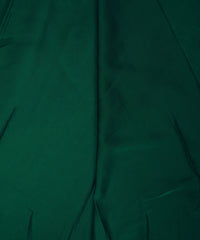 Dark Green Plain Dyed Two Tone Satin Silk Fabric