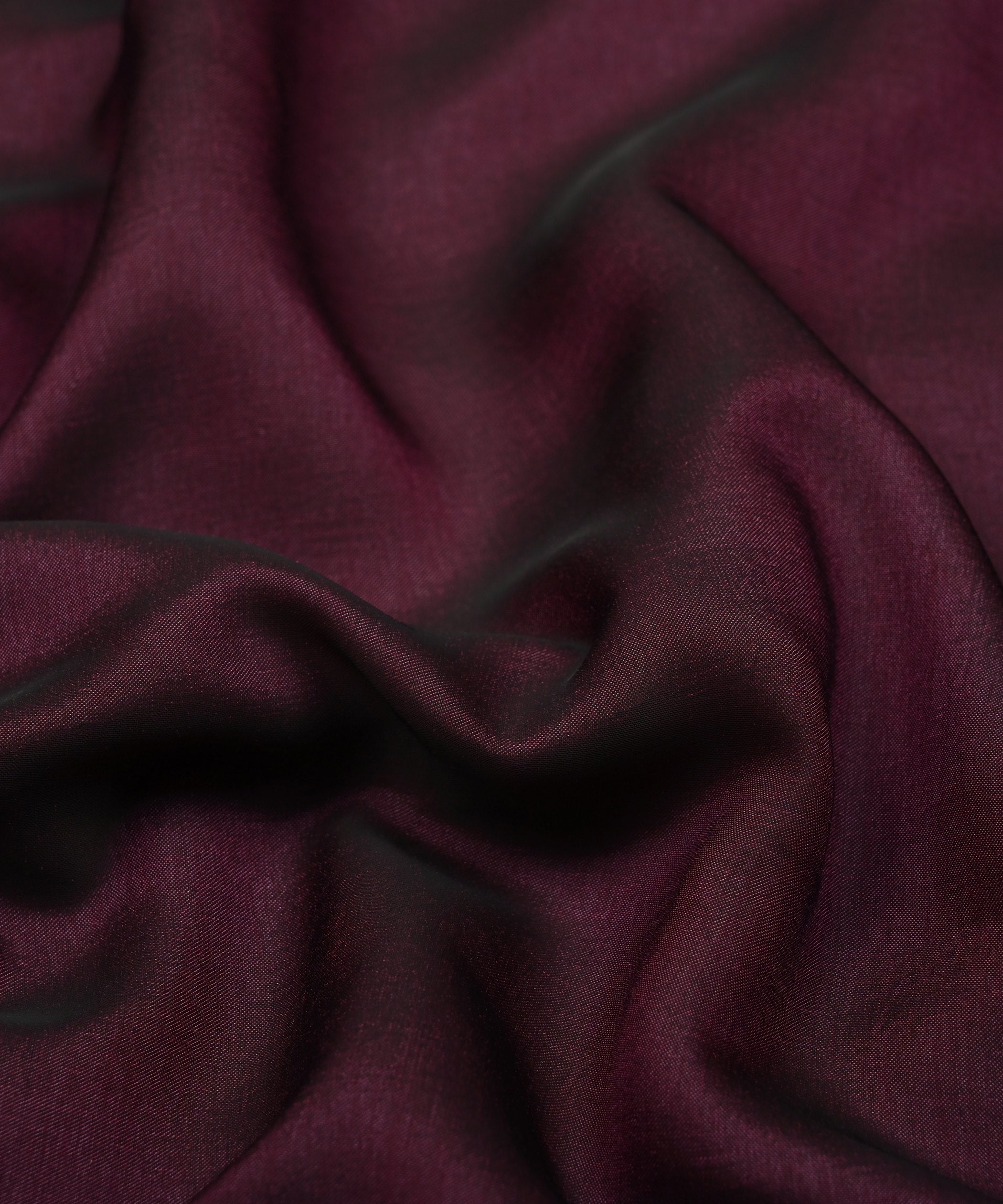 Dusty Onion Plain Dyed Two Tone Satin Silk Fabric
