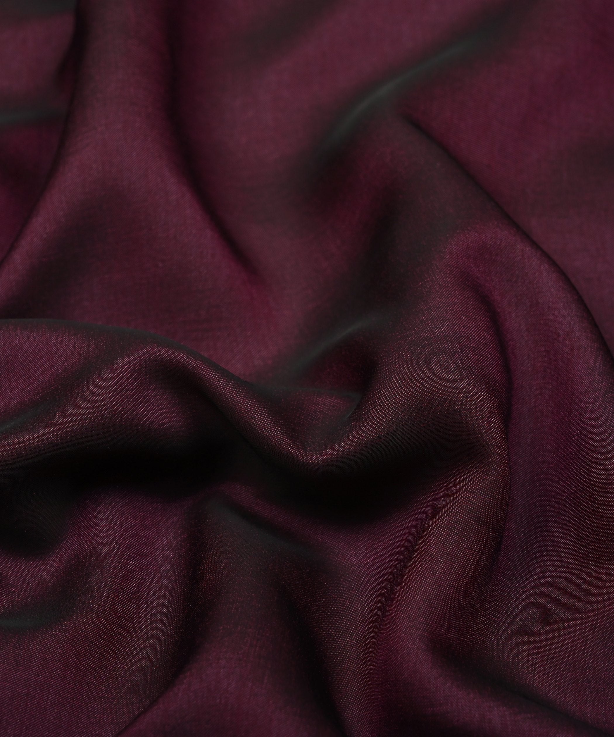 Dusty Onion Plain Dyed Two Tone Satin Silk Fabric