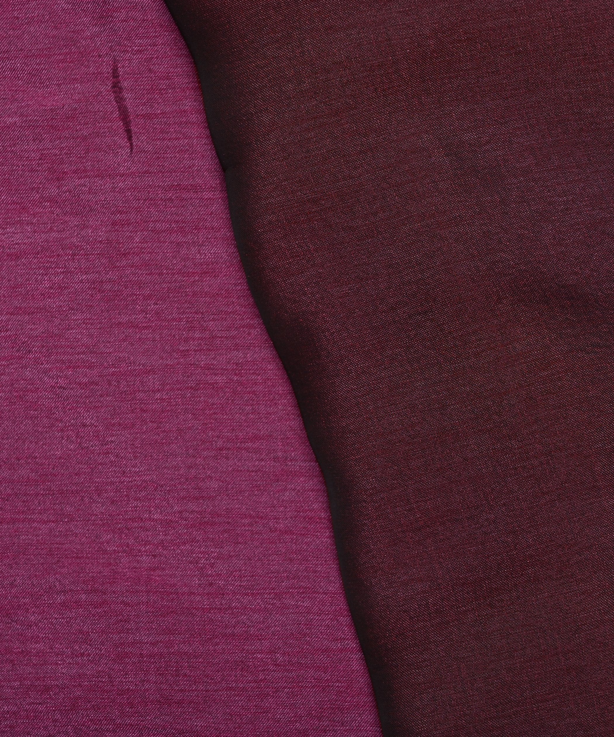 Dusty Onion Plain Dyed Two Tone Satin Silk Fabric