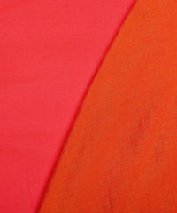 Glossy Pink Plain Dyed Two Tone Satin Silk Fabric