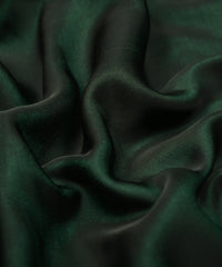 Green Plain Dyed Two Tone Satin Silk Fabric