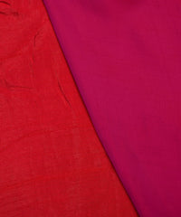Hot Pink Plain Dyed Two Tone Satin Silk Fabric