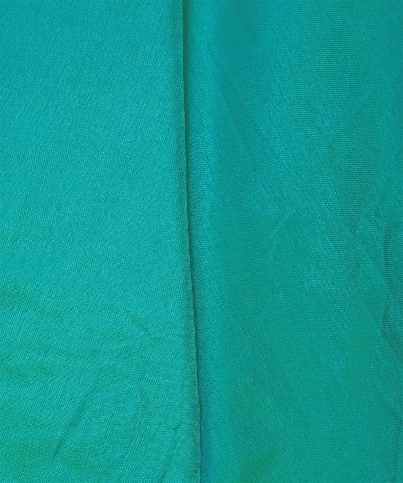 Light Teal Plain Dyed Two Tone Satin Silk Fabric