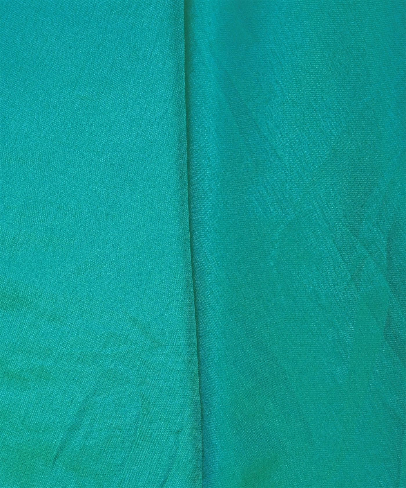 Light Teal Plain Dyed Two Tone Satin Silk Fabric