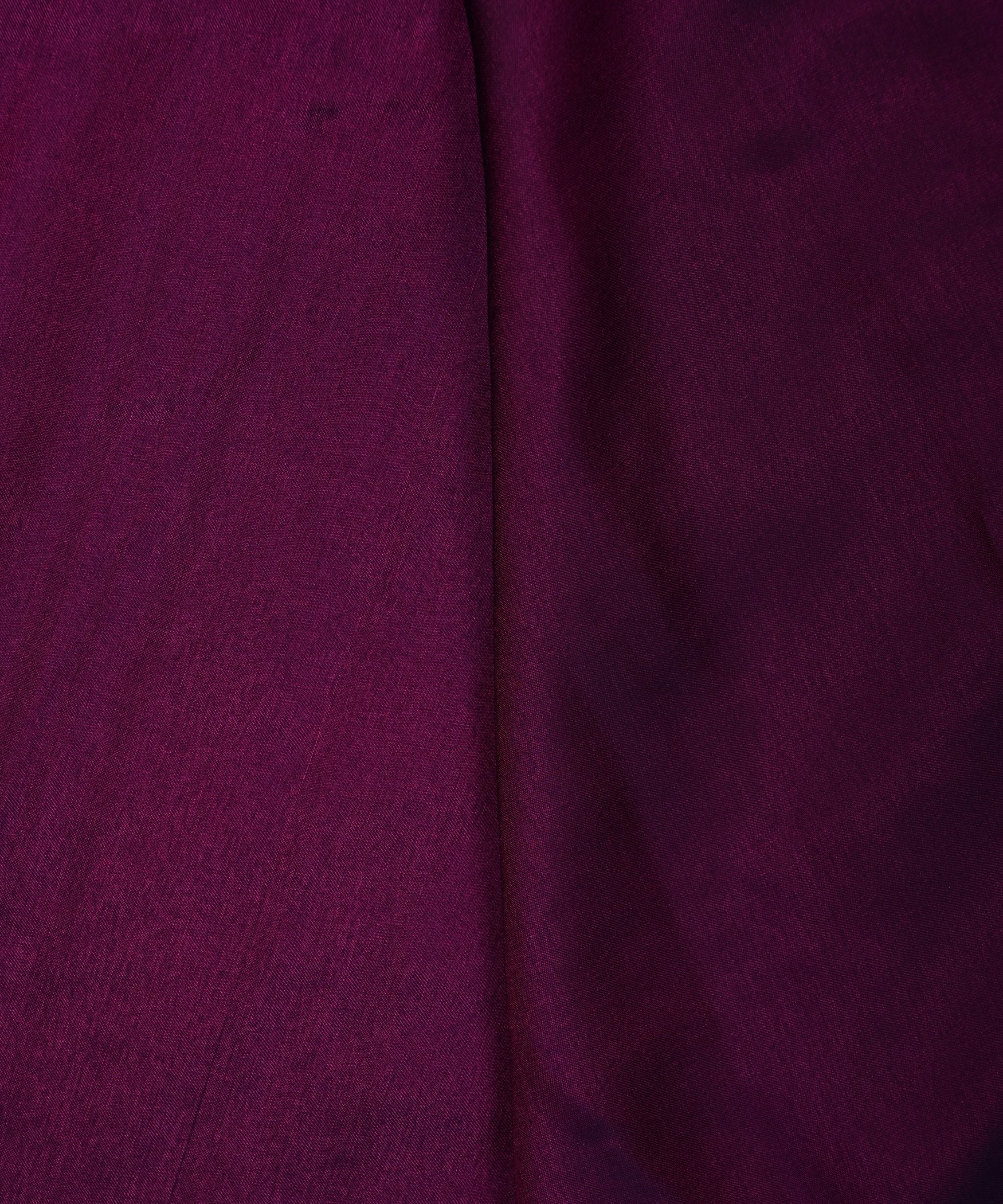 Magenta Plain Dyed Two Tone Satin Silk Fabric