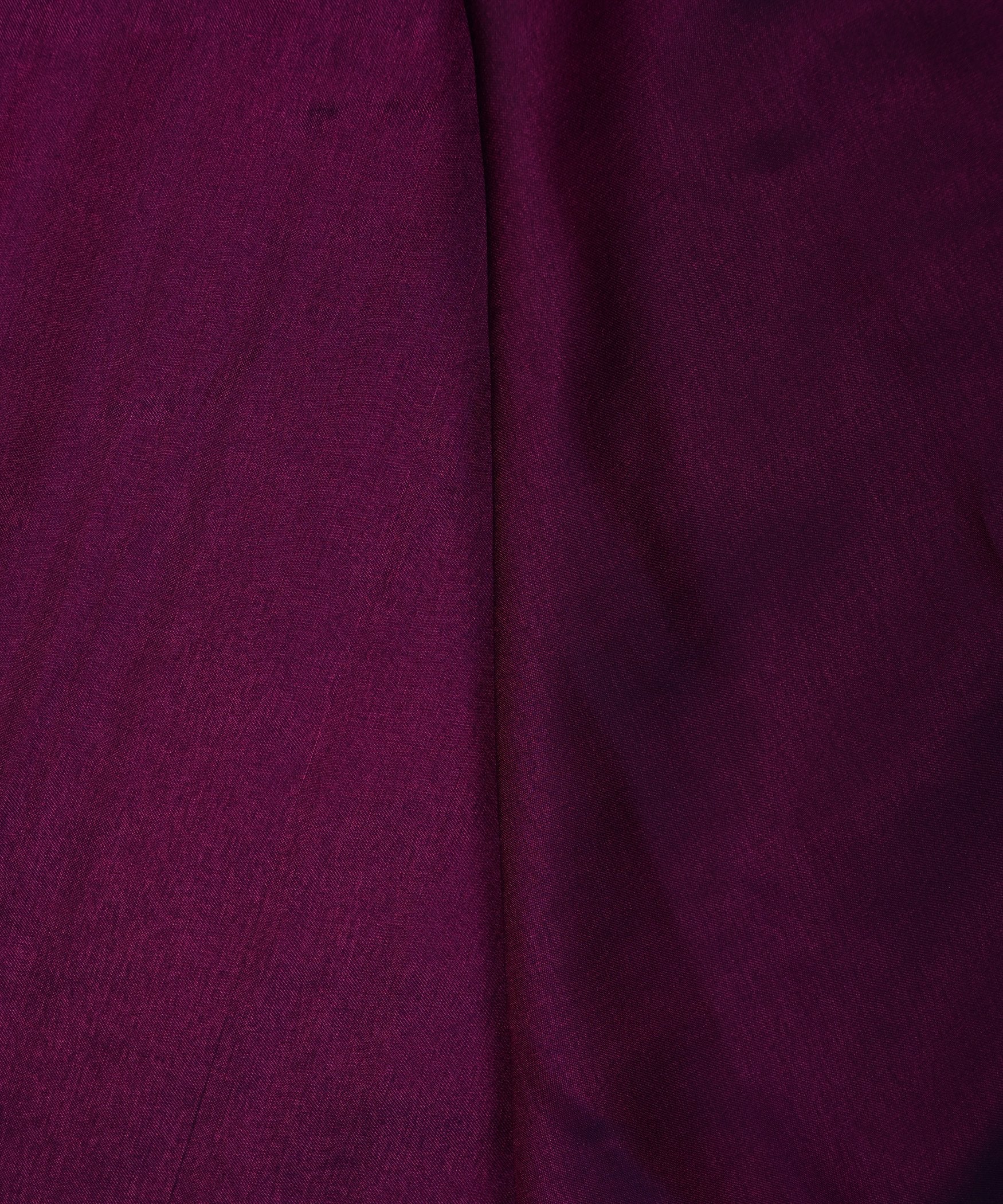 Magenta Plain Dyed Two Tone Satin Silk Fabric