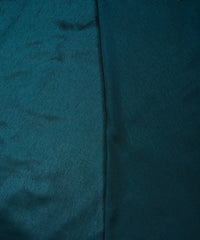 Rama Green Plain Dyed Two Tone Satin Silk Fabric