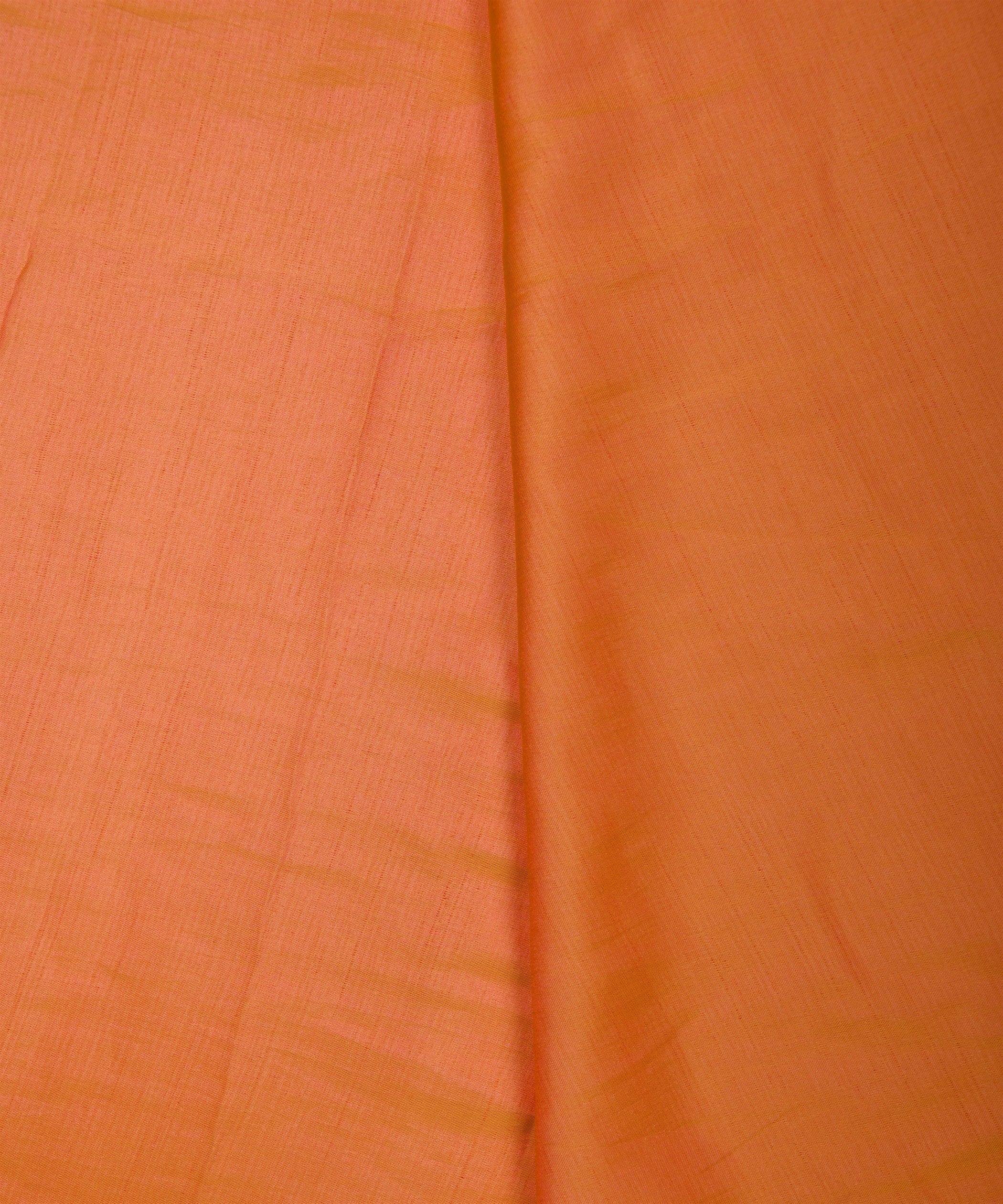 Saffron Plain Dyed Two Tone Satin Silk Fabric
