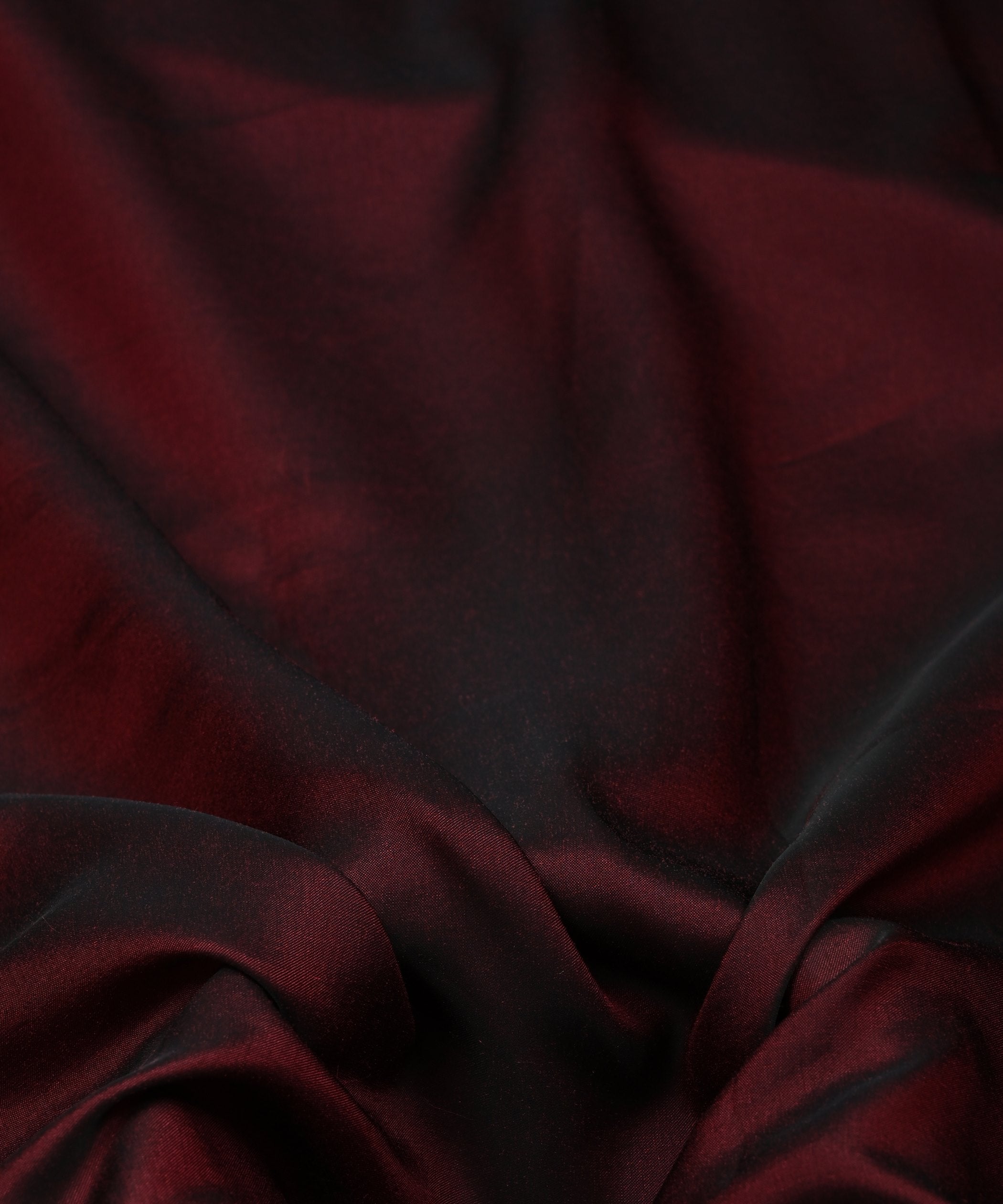 Zinc Plain Dyed Two Tone Satin Silk Fabric