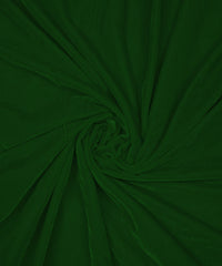 Green Plain Dyed Velvet Fabric