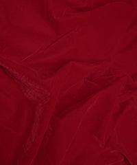 Maroon Plain Dyed Velvet Fabric