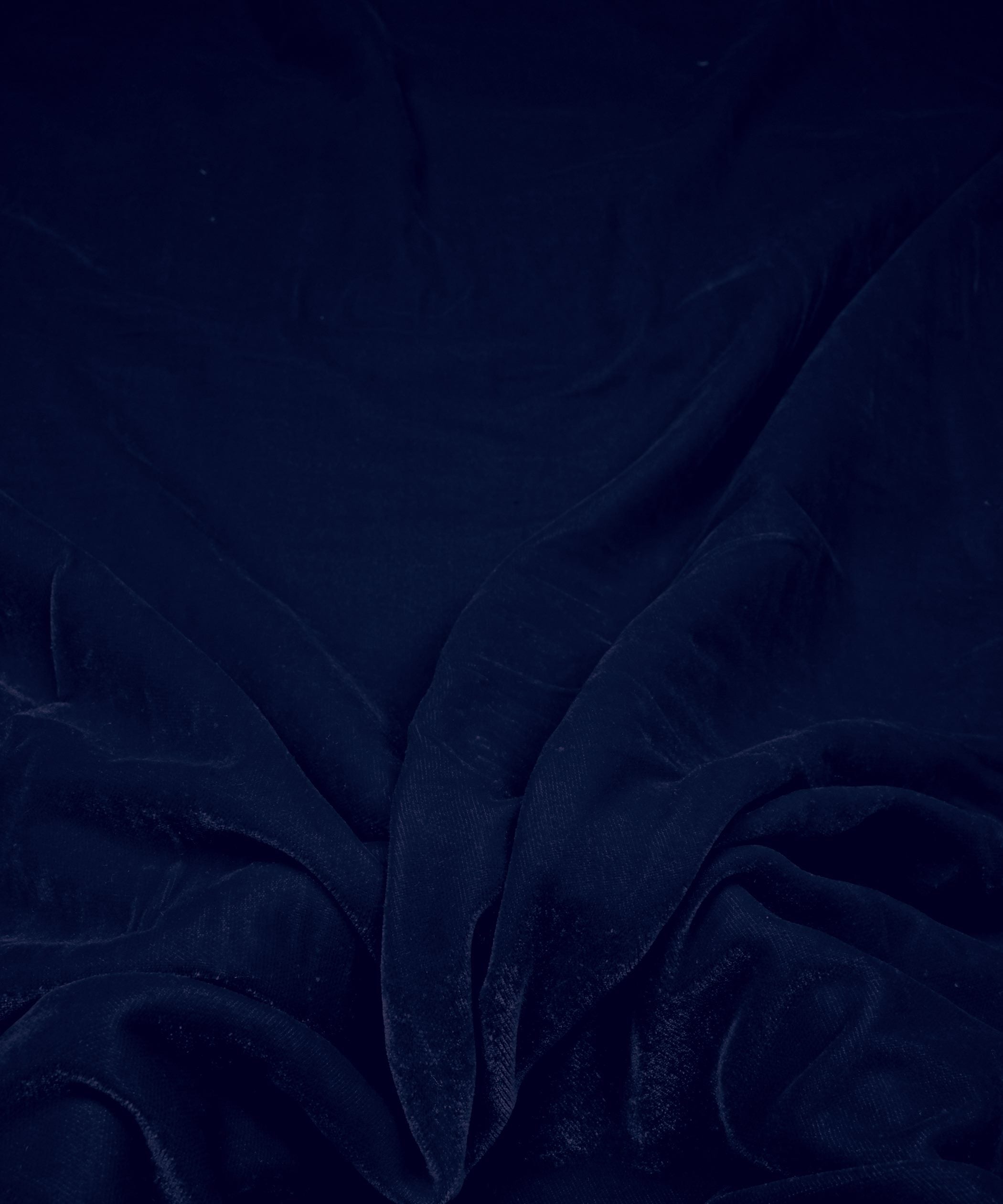 Navy Blue Plain Dyed Velvet Fabric