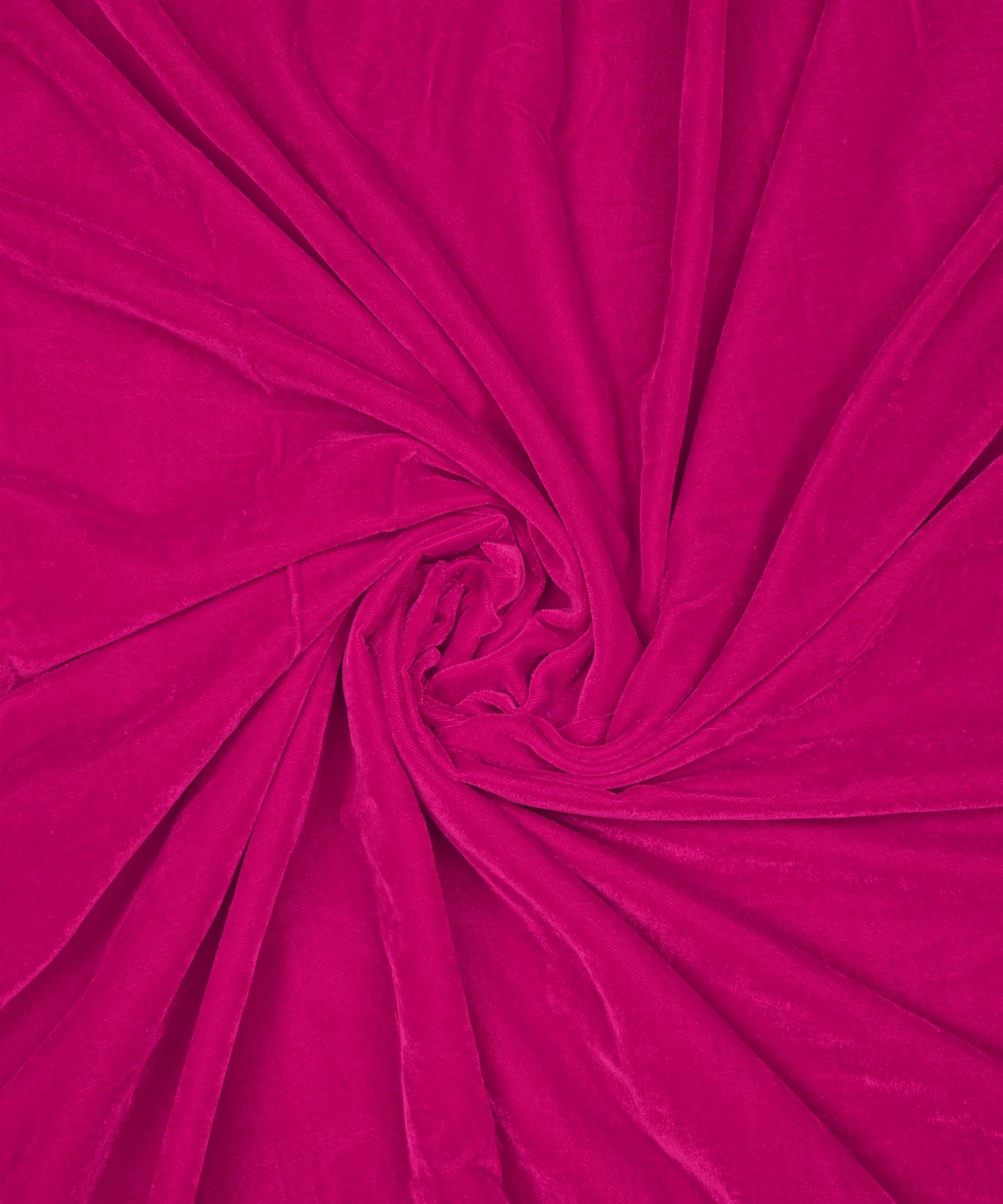 Rani Plain Dyed Velvet Fabric