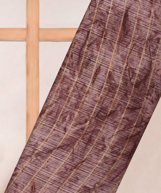 Weightless Shibori Fabric with Golden Stripes