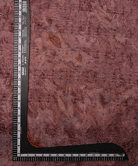 Onion Pink Weightless Fabric with Shibori and Thread Lines
