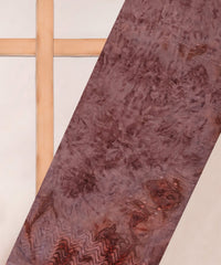 Onion Pink Weightless Fabric with Shibori and Thread Lines