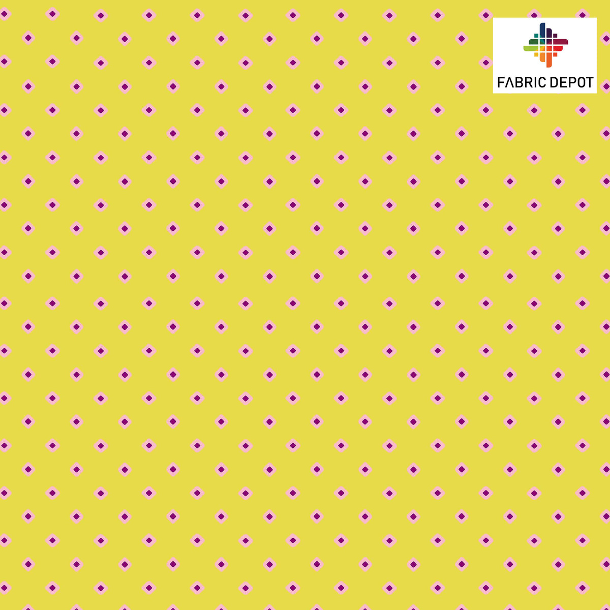 Yellow And Pink Bandhani Print