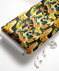 Yellow-Forest Abstract Print