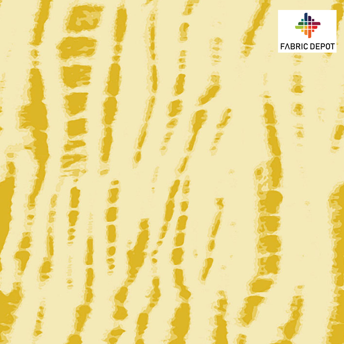 Yellow Shibori Print