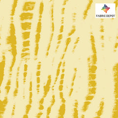 Yellow Shibori Print