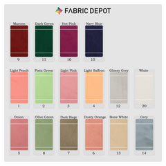 Satin Slub - Shade Card