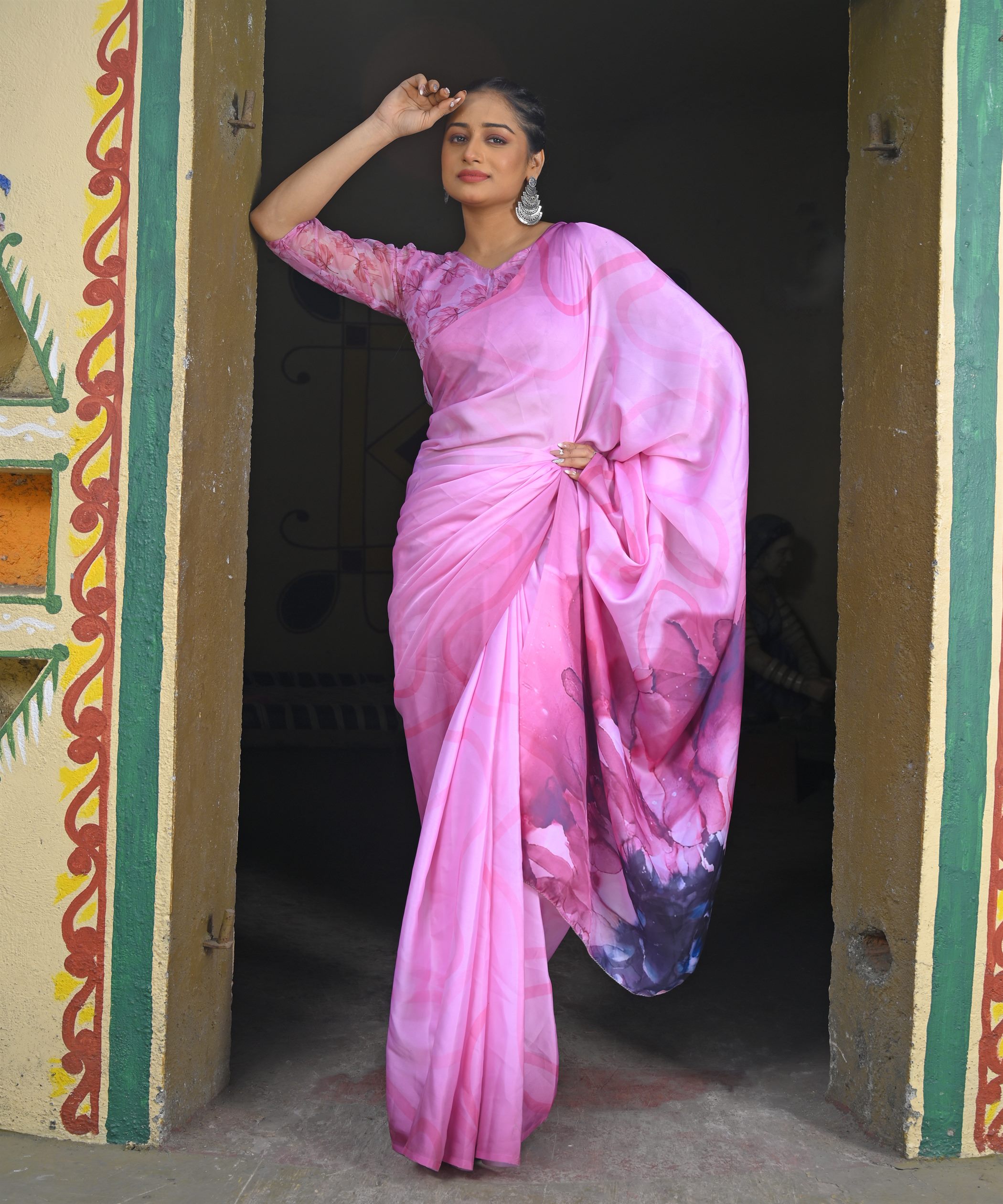 Fancy Printed Saree
