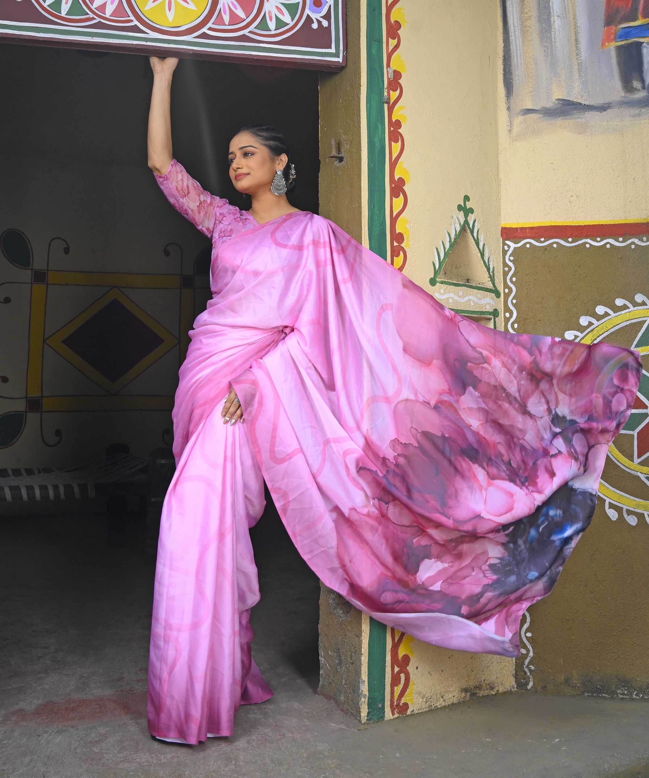 Fancy Printed Saree