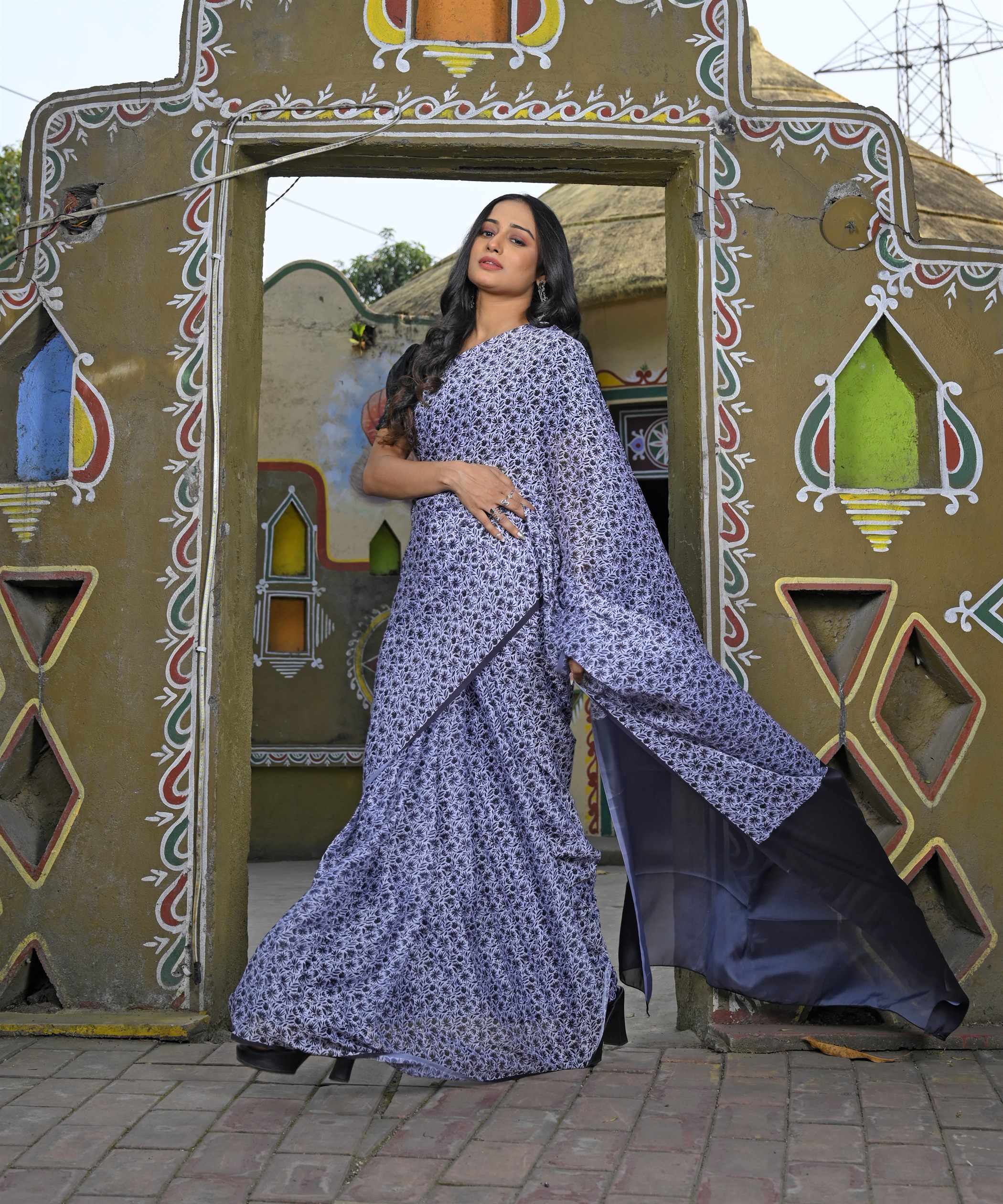 Fancy Printed Saree