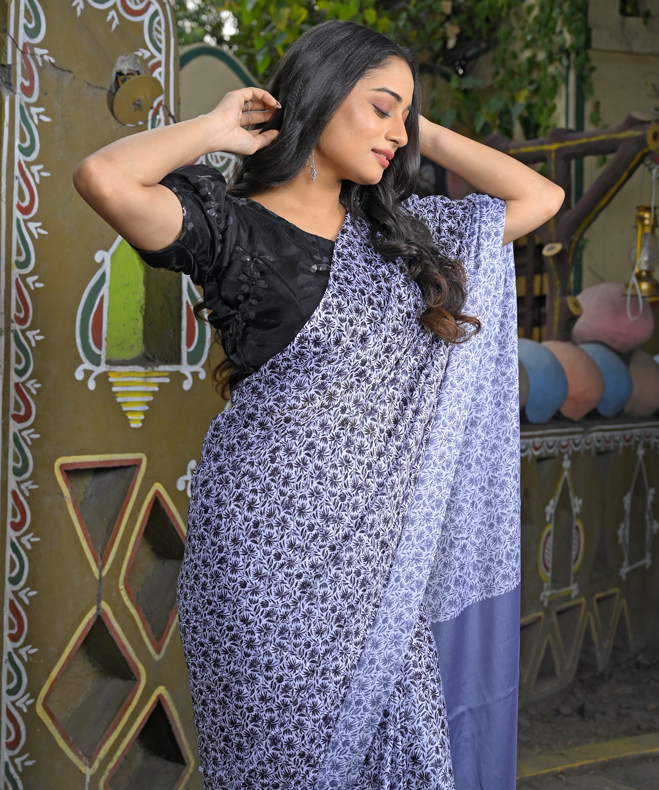 Fancy Printed Saree