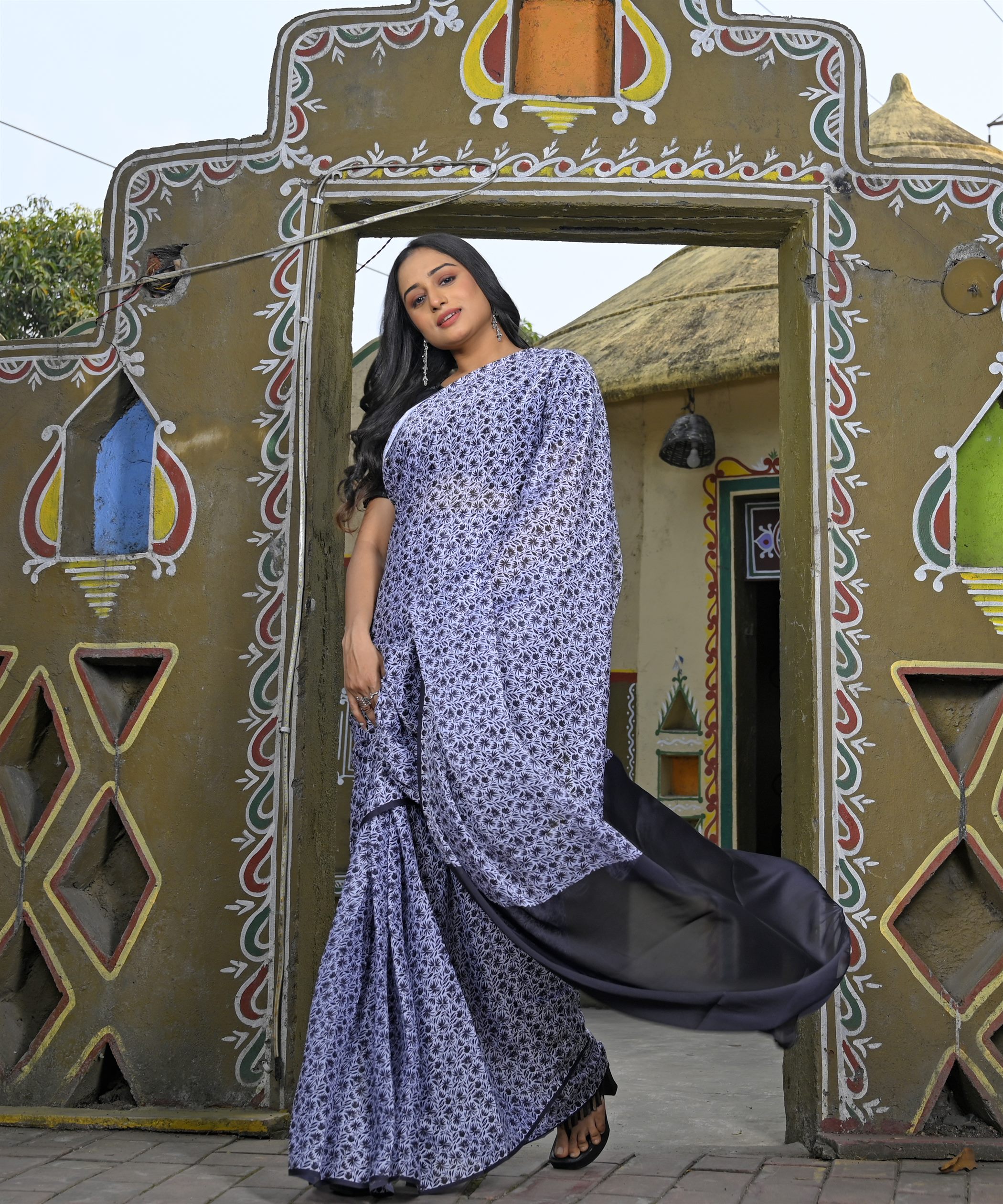 Fancy Printed Saree