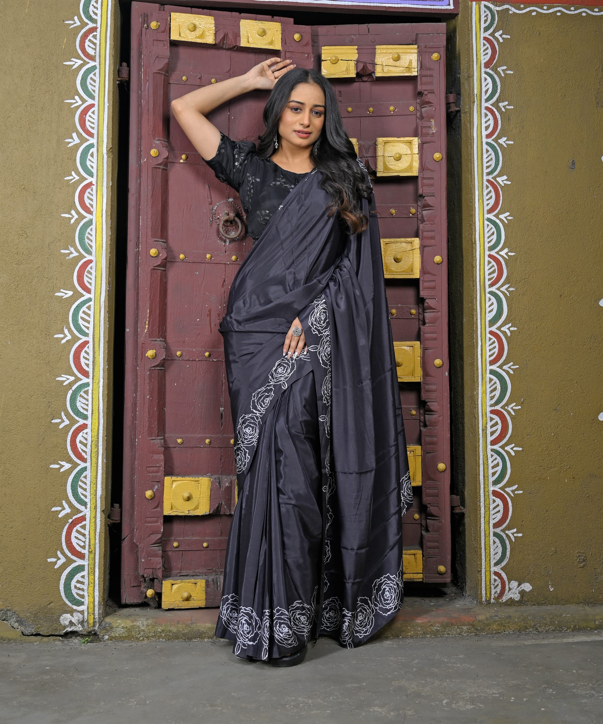 Fancy Printed Saree