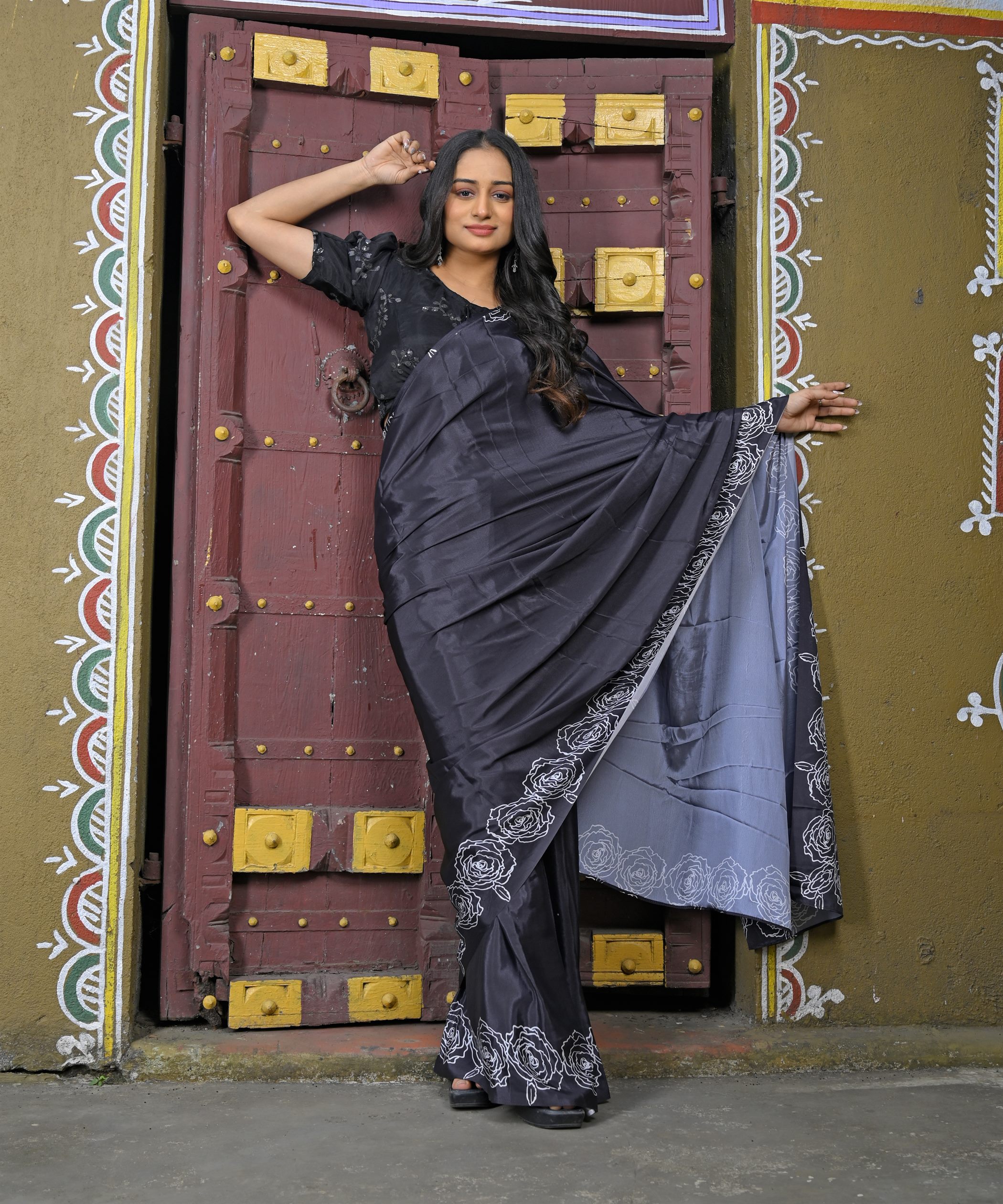 Fancy Printed Saree