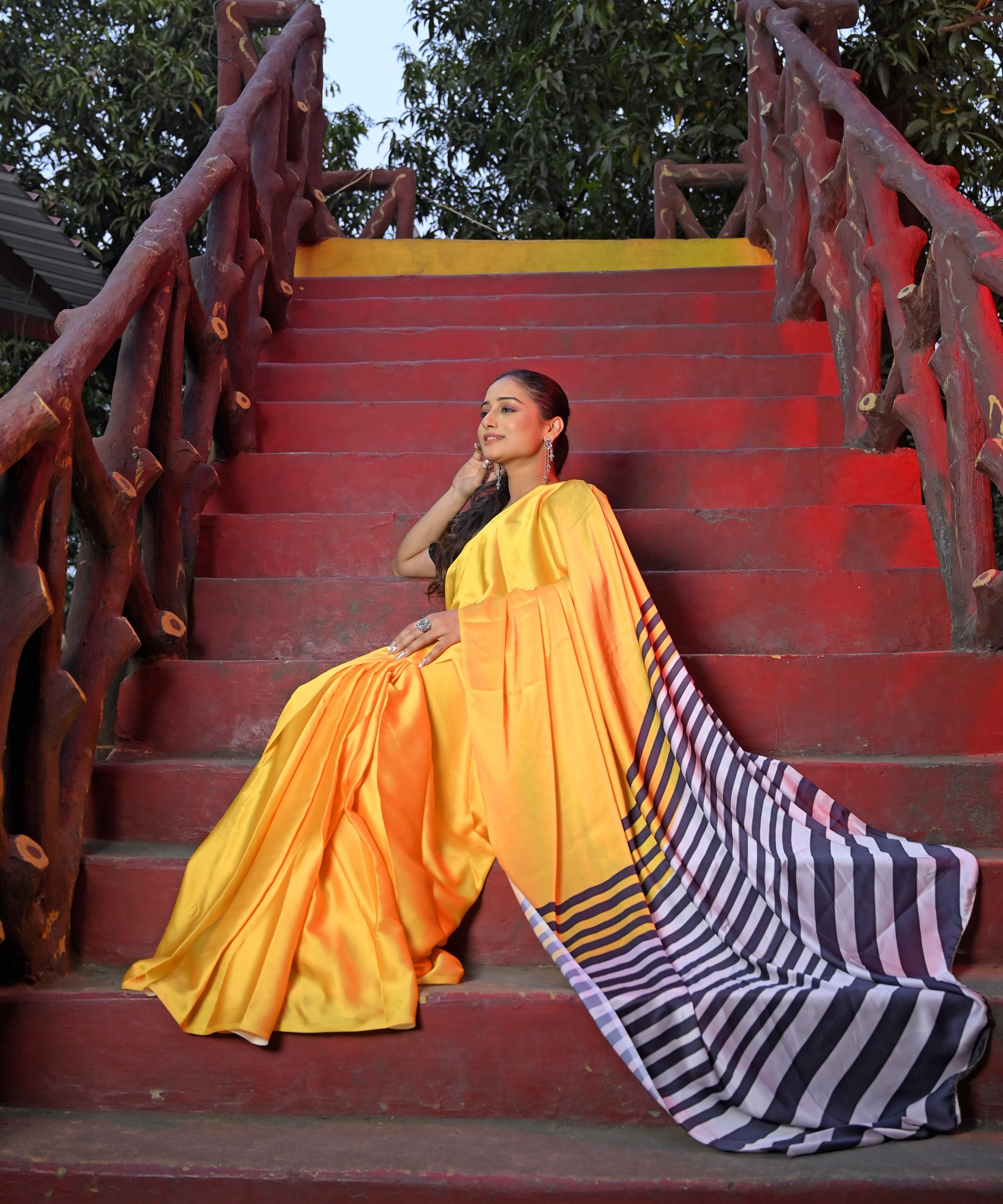 Fancy Printed Saree